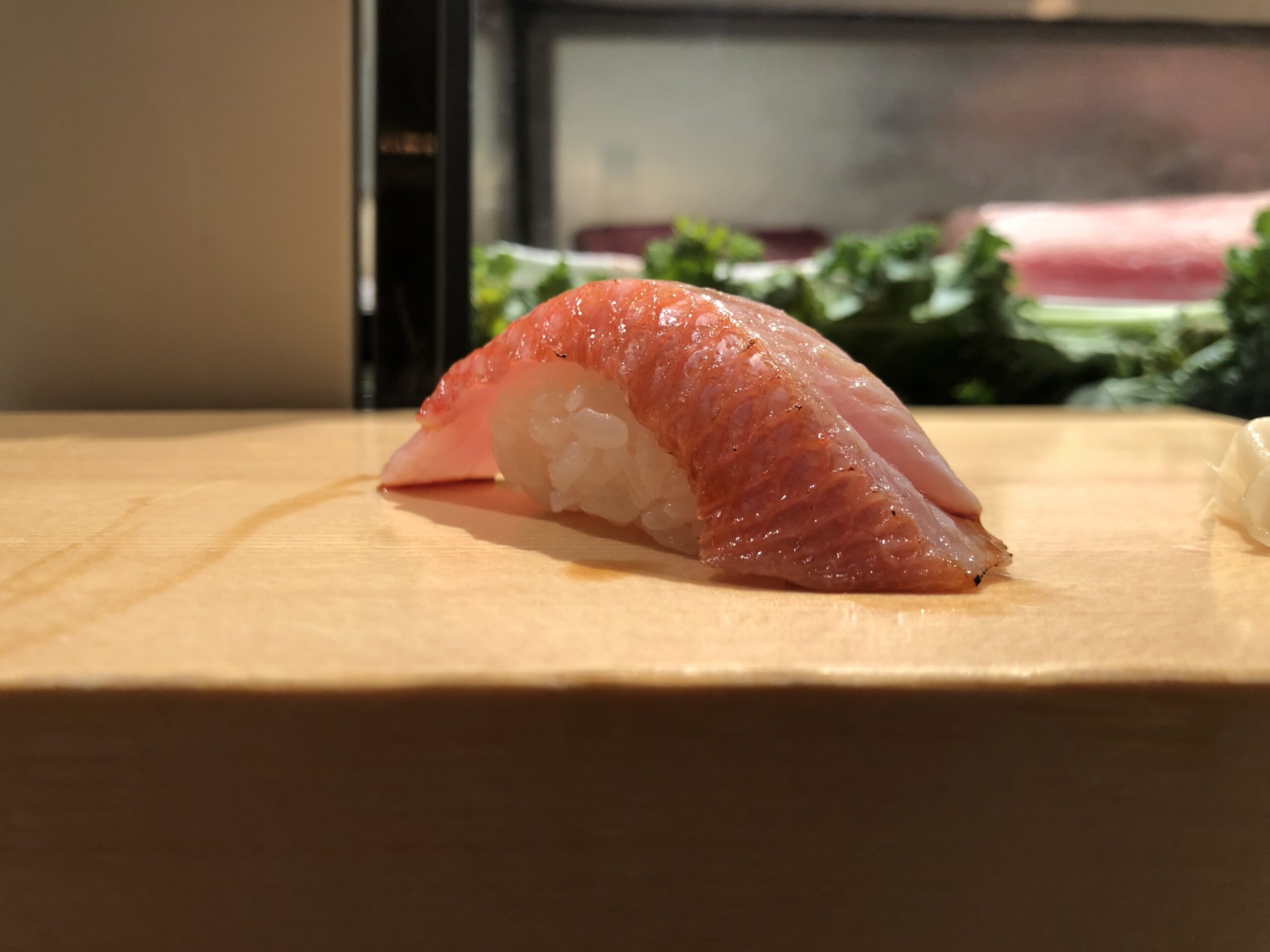 Shiro's Sushi Restaurant - Have you ever tried golden eye snapper? Also  known as Kinmedai, this deep-water fish offers a balanced texture that is  not too soft or too crunchy, with a